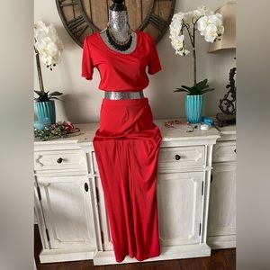 Red two piece set